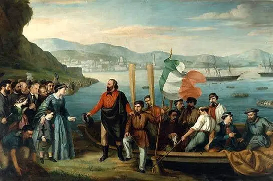The landing of the Thousand at Marsala